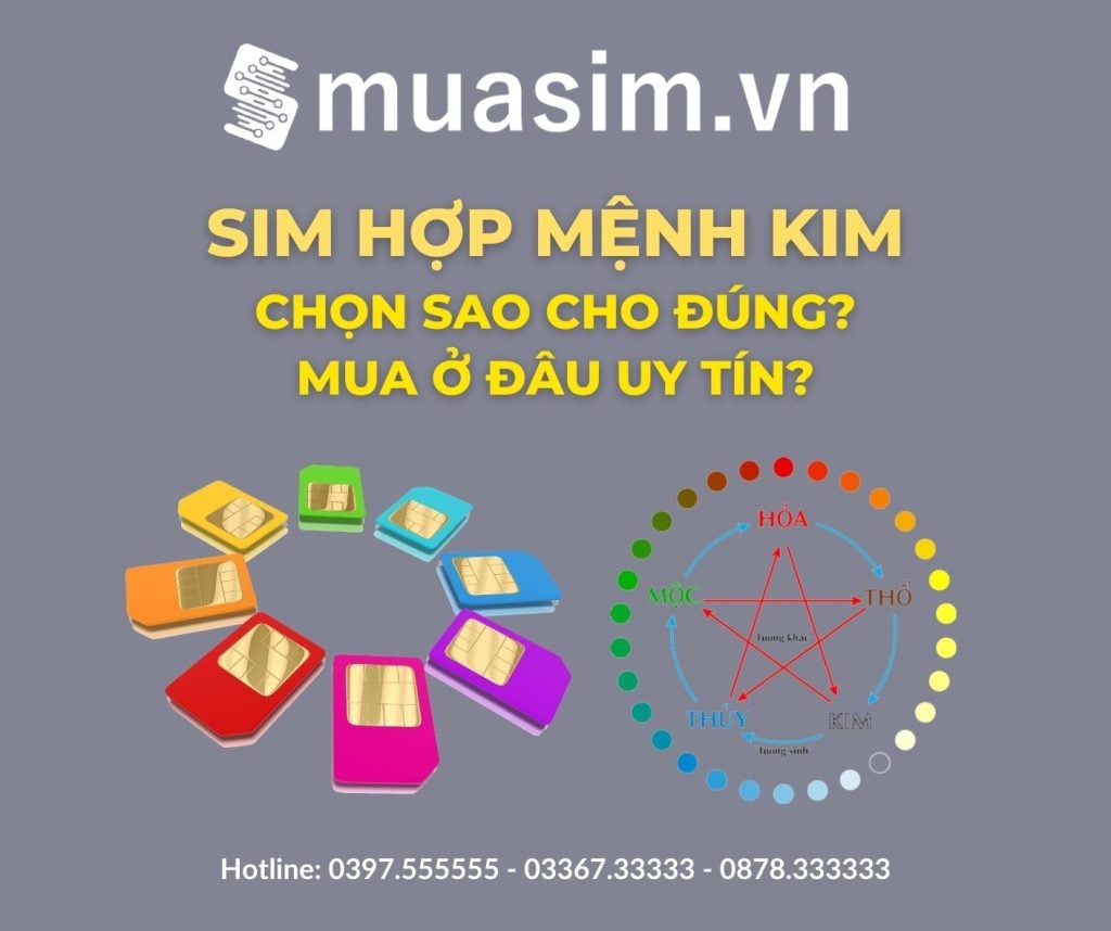 Chọn sim hợp mệnh kim