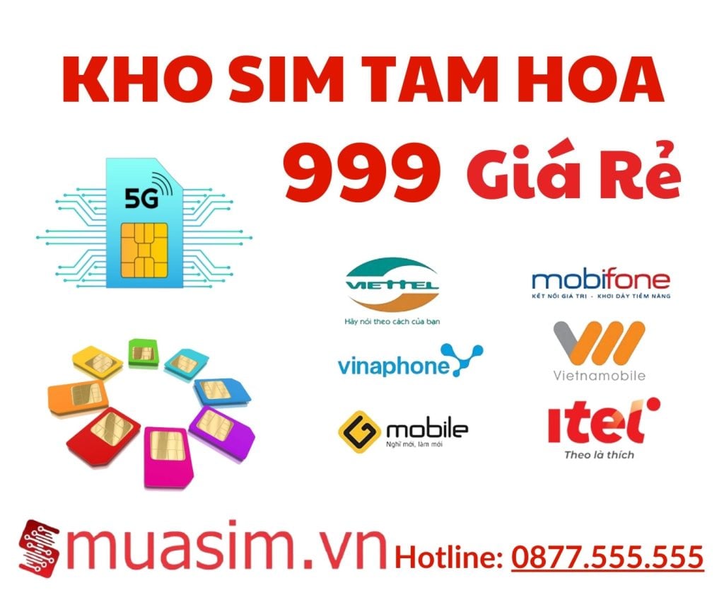 Kho Sim Tam Hoa 999 Giá Rẻ